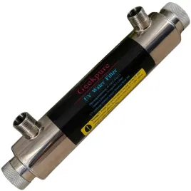 filtr-uv-do-wody-dezynfekcja-stal-nierdzewna-lampa-uv-geekpure-25f-zestaw