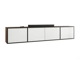 szafka-rtv-coso-4-dab-craft-zloty-bialy-z-polka-pod-telewizor-zamknieta