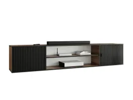 szafka-rtv-veli-4-dab-craft-czarny-ryflowany-z-polka-uchwyt-cz-otwarta
