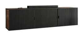szafka-rtv-veli-3-dab-craft-czarny-ryflowany-z-polka-uchwyt-cz-zamknieta
