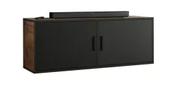 szafka-rtv-dio-2-dab-craft-zloty-czarny-z-polka-pod-telewizor-zamknieta
