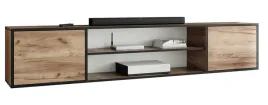 szafka-rtv-coso-4-dab-craft-zloty-z-polka-pod-telewizor-otwarta