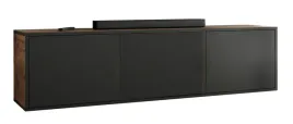 szafka-rtv-coso-3-dab-craft-zloty-czarny-z-polka-pod-telewizor-zamknieta