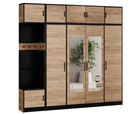 garderoba-dior-15-dab-craft-zloty-ecoskora-czarna-siedzisko-z-nadstawka
