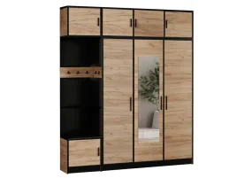 garderoba-dior-14-dab-craft-zloty-ecoskora-czarna-siedzisko-z-nadstawka