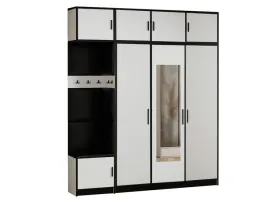 garderoba-dior-14-bialy-ekoskora-czarna-siedzisko-z-nadstawka