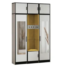 garderoba-dior-12-bialy-tanina-zolta-z-siedziskiem-lustro-z-nadstawka