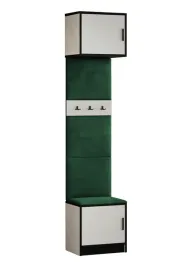 garderoba-dior-10-panel-tapicerowany-bialy-tkanina-zielona-z-nadstawka