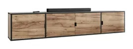 szafka-rtv-luna-4-czarny-uchw-z-frontami-bialy-dab-craft-zloty
