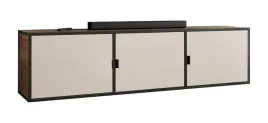szafka-rtv-luna-3-czarny-uchw-z-frontami-dab-craft-zloty-kaszmir