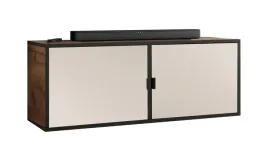 szafka-rtv-luna-2-czarny-uchw-z-frontami-dab-craft-zloty-kaszmir