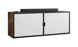 szafka-rtv-luna-2-czarny-uchw-z-frontami-dab-craft-zloty-bialy