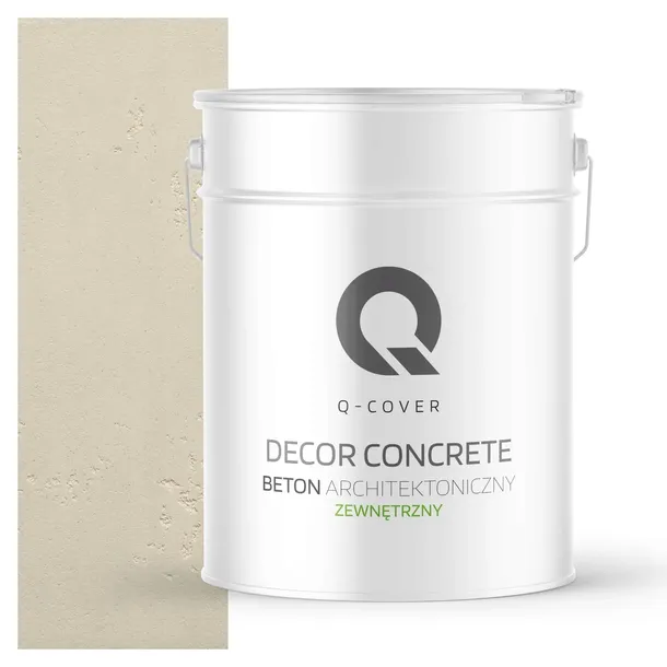 BETON ARCHITEKTONICZNY ZEWNĘTRZNY 10m2 15kg BEŻOWY JASNY F751 OZDOBNY