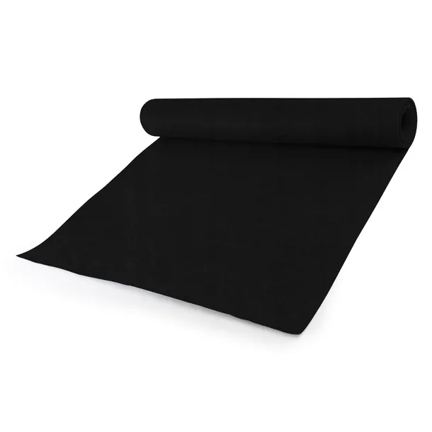 Filc na Metry Czarny Gruby 3mm Rękodzieło DIY Podkładki pod Meble 150x50 cm