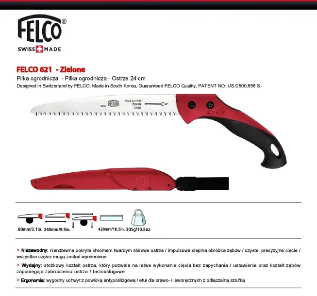 pilka-felco-621-zasilanie-reczne
