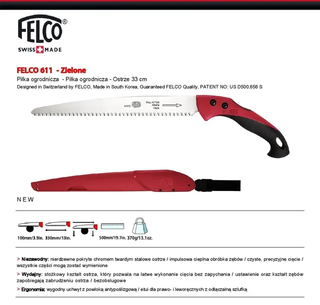 pilka-felco-611-zasilanie-reczne