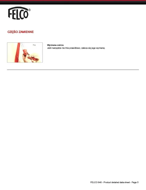 pilka-felco-640-stan-nowy-marka-euroflora