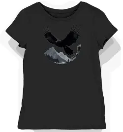 koszulka-damska-czarna-z-motywem-kondora-na-tle-gor-xl