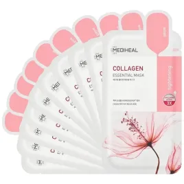 ujedrniajaca-maska-mediheal-collagen-essential-twarz-i-dekolt-10-sztuk