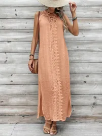 dc24114-shein-sukienka-maxi-lososiowa-wykonczona-koronka-na-lato-24-xl
