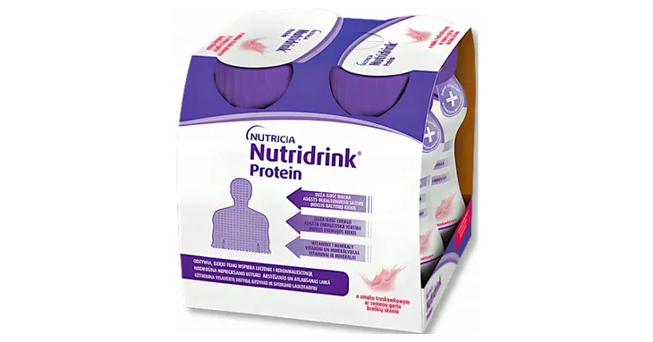 Nutridrink Protein smak truskawkowy 4 butelki po 125 ml