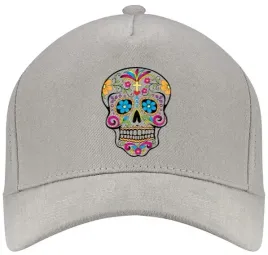 czapka-z-daszkiem-z-regulacja-nadruk-kolorowa-czaszka-skull-one-size