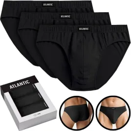 atlantic-majtki-slipy-meskie-3pak-sport-3bmp322-czarny-l