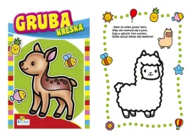 kolorowanka-z-wierszykami-gruba-kreska-sarenka