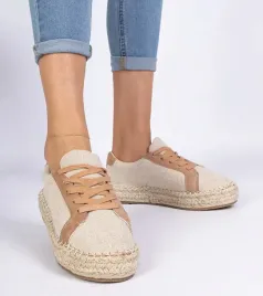 brazowe-damskie-espadryle-sznurowane-malsi