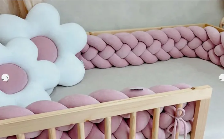OCHRANIACZ WARKOCZ do łóżeczka OTULACZ XL 360cm +Mocowanie+torba DO PRANIA