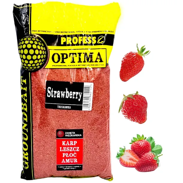 Zanęta Wędkarska Profess Optima 1 kg - TRUSKAWKA