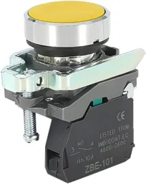 przycisk-sterowniczy-zolty-1xno-xb4ba51-22mm