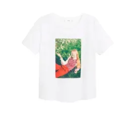 koszulka-damska-mango-girlbits-t-shirt-bawelniana-z-printem