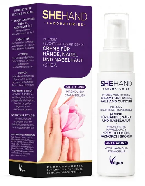 Krem Do Rąk i Paznokci z Masłem Shea Intensywnie Nawilżający Bielenda 50ml