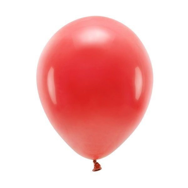 Balony Eco 26cm pastelowe czerwone 100 sztuk ECO26P-007-100x