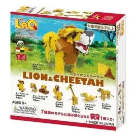 klocki-japonskie-laq-animal-world-lion-and-cheetah