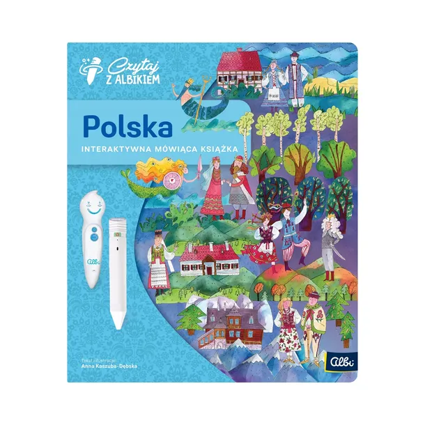 Albik Interaktywna książka dla dzieci Polska 2300 nagrań nie zawiera pióra