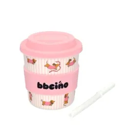 bbcino-kubek-wielorazowy-dash-in-pink-dzieciecy-240ml-pieski