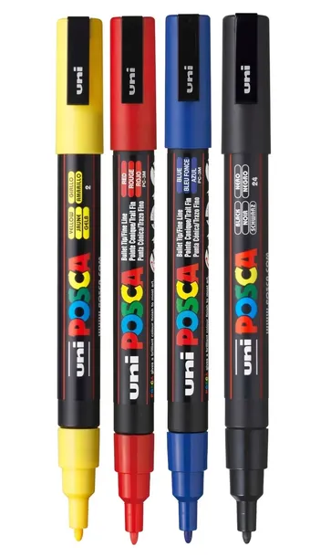 markery-plakatowe-pc-3m-4-kolory-posca-uni-liczba-sztuk-w-zestawie-4