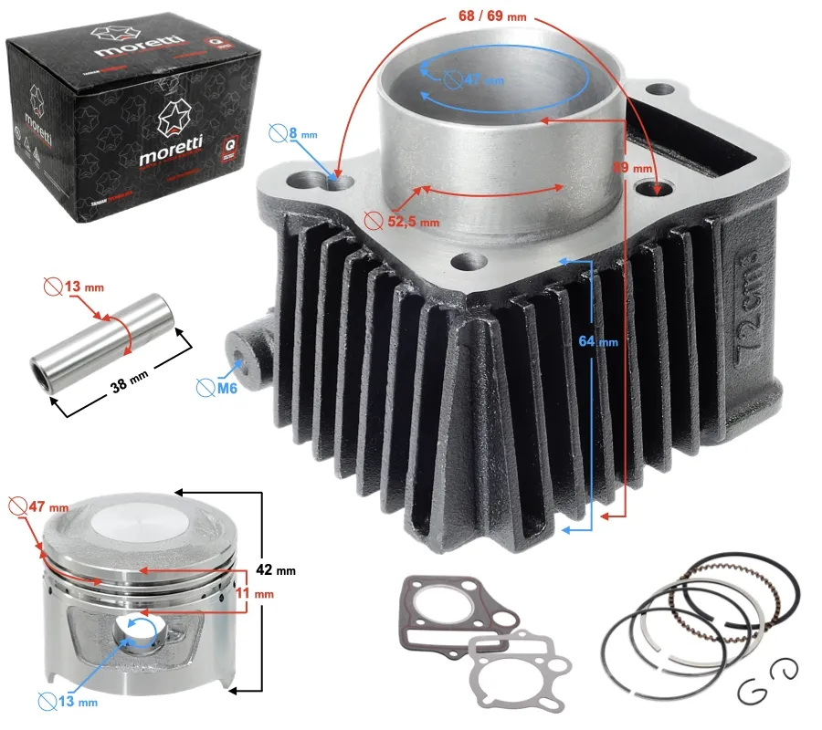 cylinder-moretti-do-motoroweru-4t-80cc-139fmb-stan-nowy