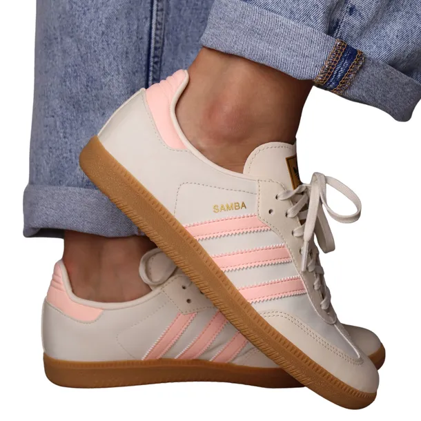 BUTY SPORTOWE ADIDAS SAMBA DAMSKIE JASNE SNEAKERSY JH7598 r. 39 1/3