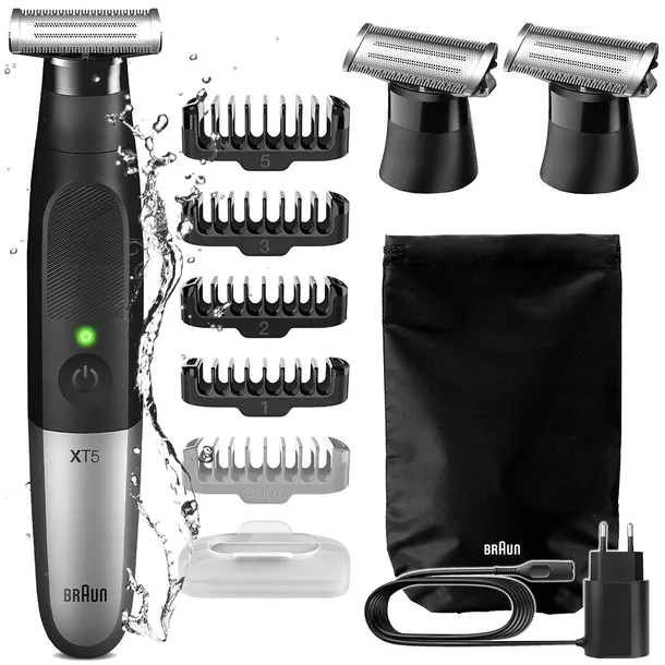 MĘSKA GOLARKA TRYMER MASZYNKA DO GOLENIA BRODY BRAUN SERIES XT 5 FLEX - 4D