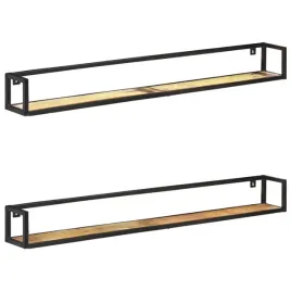 polki-scienne-2-szt-160-cm-lite-drewno-z-odzysku