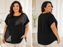 bluzka-damska-cekiny-koronki-kamienie-glamour-biust-128cm