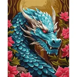 malowanie-po-numerach-potezny-smok-metal-40x50cm