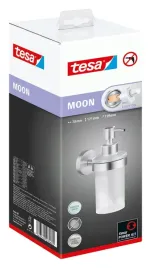 tesa-moon-dozownik-mydla-scienny-chrom-szklo-bez-wiercenia