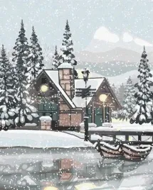malowanie-po-numerach-sniezna-cisza-40x50cm
