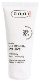 ziaja-med-kuracja-ochronna-matujacy-krem-do-twarzy-spf50-50-ml