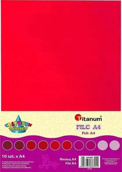 filc-a4-czerwony-10szt