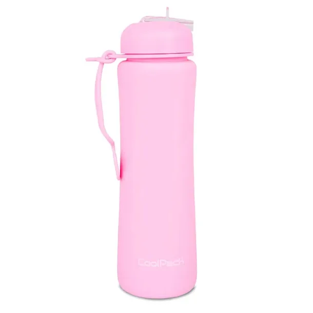 bidon-silikonowy-600ml-collpack-pump-pudrowy-roz-pojemnosc-600-ml